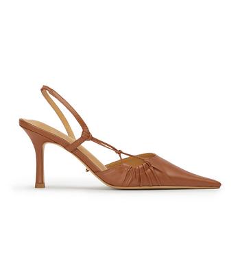 Tony Bianco Sakai Tan Capretto 8cm Event Heels Brown | ZIEMJ73196