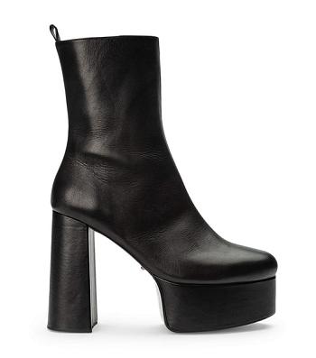 Tony Bianco Tyra Black Como 12cm Ankle Boots Black | IEZPD65552