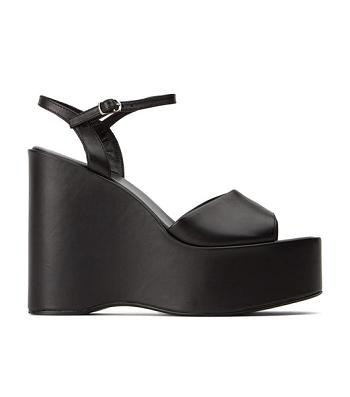 Tony Bianco Vanity Black Como 13cm Wedges Black | ZIEMJ34267