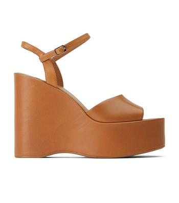 Tony Bianco Vanity Tan Como 13cm Wedges Brown | LIESX48213