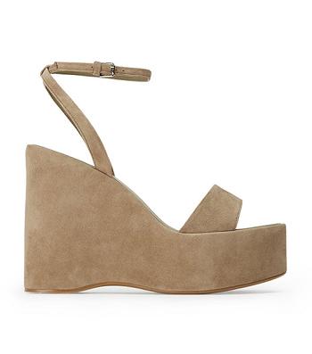 Tony Bianco Vesna Stone Suede 13cm Platform Shoes Grey | IEZDE17263