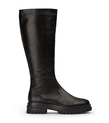 Tony Bianco Wanda Black Venice 4.5cm Knee High Boots Black | IEZPD33957